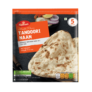 Haldirams Tandoori Naan 400g Vegan ***