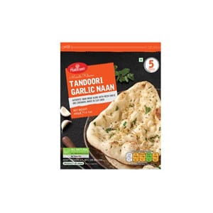 Haldirams Tandoori Garlic Naan 400g Vegan ***