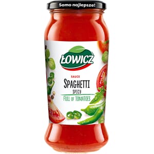 Lowicz Spaghetti Spicy Sauce 500g