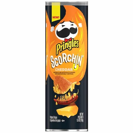 Pringles Scorchin Cheddar 158g