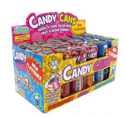 Crazy Candy Cans 36stk