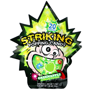 Striking Popping Candy Green Apple 30g