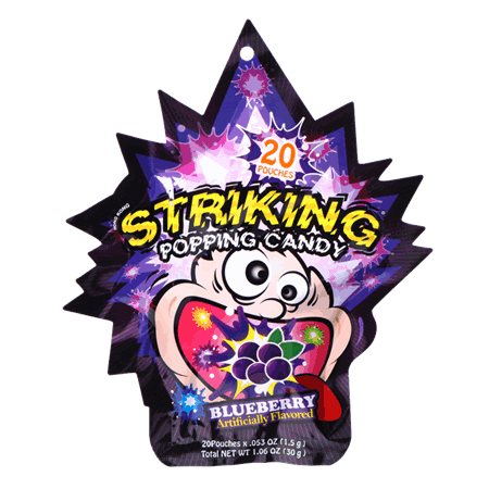 Striking Popping Candy Blueberry 30g