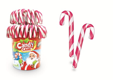 Candy Cane Red/White 28g 50stk