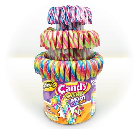 Candy Cane Multicolour 12g 100stk