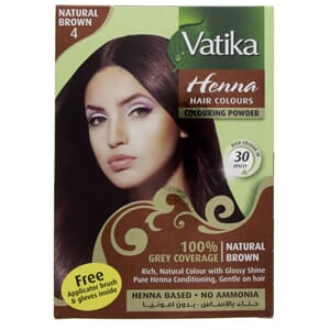 Vatika Henna Hair Colour Natural Brown 10g