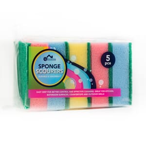 CS Sponge Scourer Home 5pk