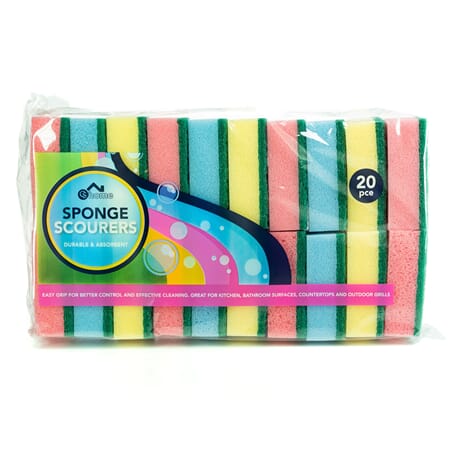 CS Sponge Scourer Home 20pk