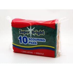 Superbright Scouring Pads Col 10stk