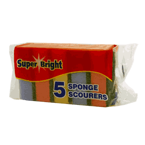 Superbright Sponge Scourer 5stk