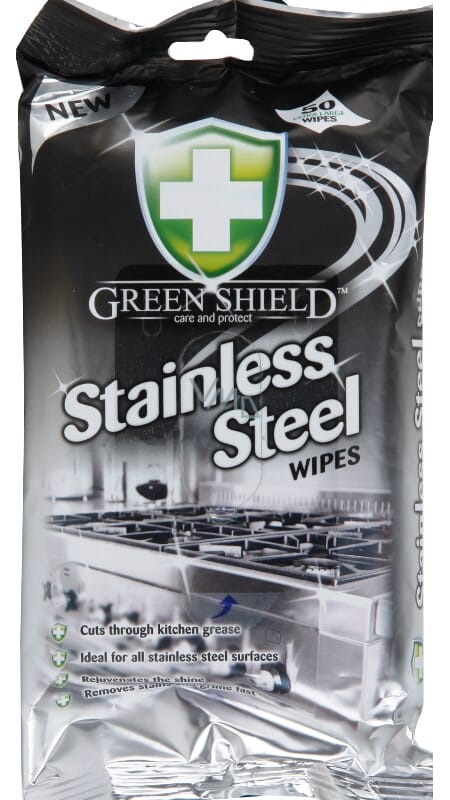 Green Shield Wipes Stainless Steel Surface 50stk