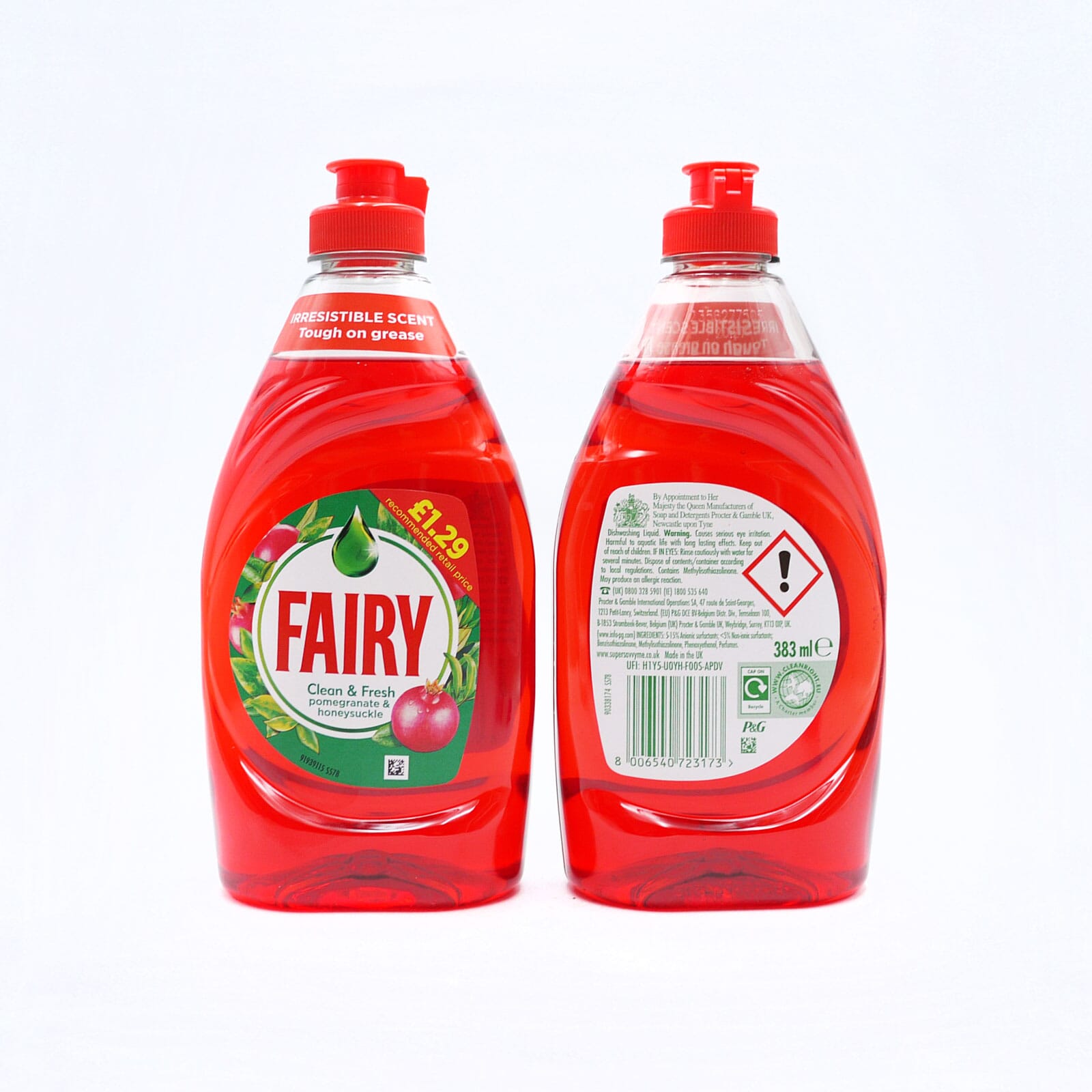 Fairy Liquid Pomegranate Honey 383ml Fine Distribution AS