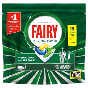 Fairy Dish Wash Lemon Tab 15stk