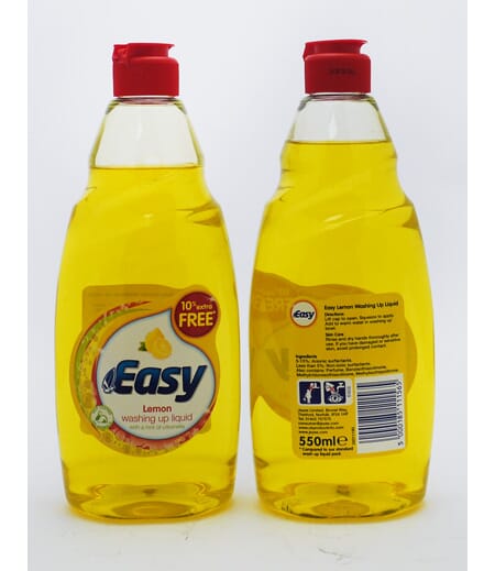 Easy Washing Up Liquid Lemon 550ml